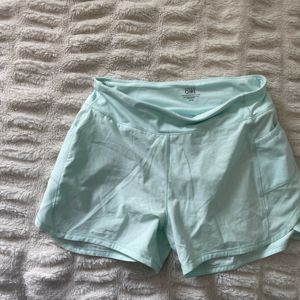 Athleta girl light blue shorts size XL/12